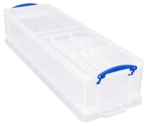 Really Use Box 22C+2DIVC Aufbewahrungsbox mit Einsätzen, 22 Liter von Really Useful Box