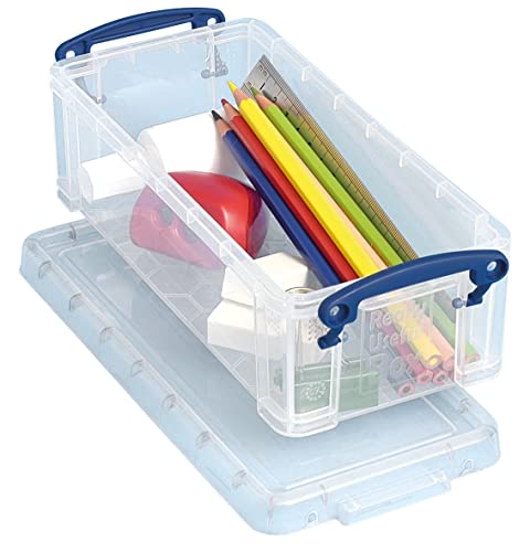 Really Useful Box Aufbewahrungsbox 0,90 Liter, transparen von Really Useful Box