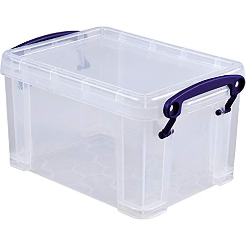 Really Useful Box Aufbewahrungsbox 1,6 Liter, transparent VE = 1 von Really Useful Box