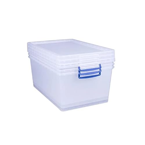 Really Useful Box 3 Stück 62 Liter Nestable box mit Deckel - 695x440x287mm - transparant Really Useful Box 3 Stück 62 Liter Nestable box mit Deckel - 695x440x287mm - transparant von Really Useful Box