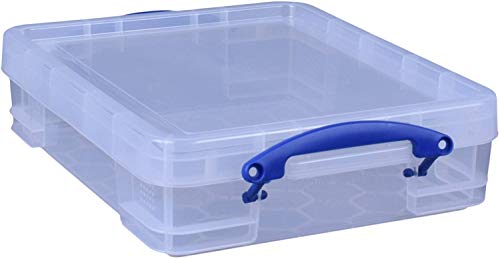 Really Useful Box 3 x 11 Liter - 456 x 356 x 120 mm - transparent von Really Useful Box