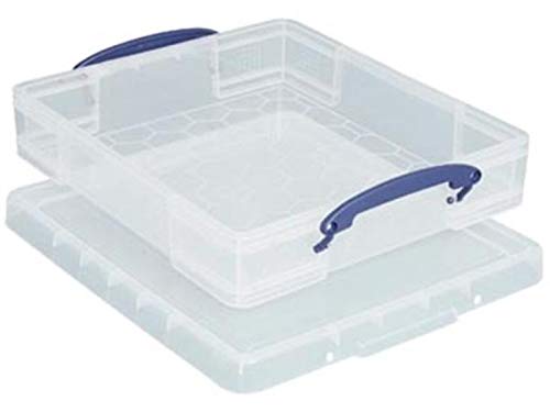 Really Useful Box 3 x 7 Liter - 400 x 350 x 85 mm - transparent von Really Useful Box