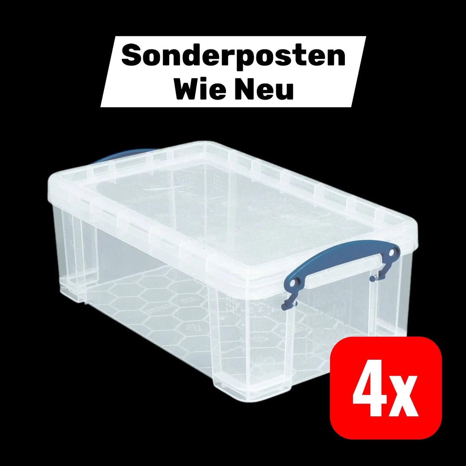 B-Ware Really Useful Box Ablagebox 9 L 395x255x155cm Aufbewahrungsbox 4 Stück622 B-Ware Really Useful Box Ablagebox 9 L 395x255x155cm Aufbewahrungsbox 4 Stück622 von Really Useful Box