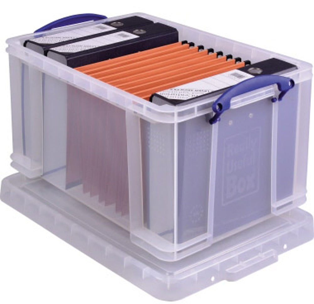 B-Ware Really Useful Box Aufbewahrungsbox Kiste 48 L Deckel Kunststoff 3 Stück von Really Useful Box