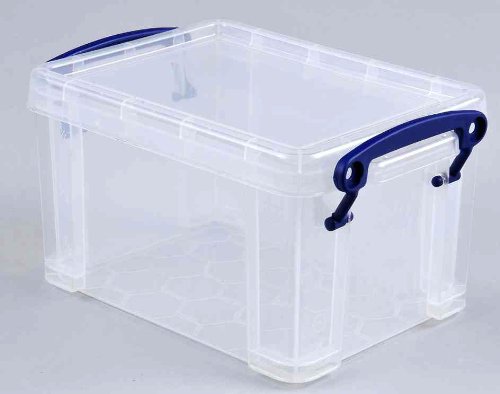 Really Use Box Vorratsdosen 5-Kunststoff 1,6 l transparent farblos, Recycling, abnehmbarer Deckel von Really Useful Box