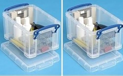 Really Useful 1,6 Liter – Transparent x 2 von Really Useful Box