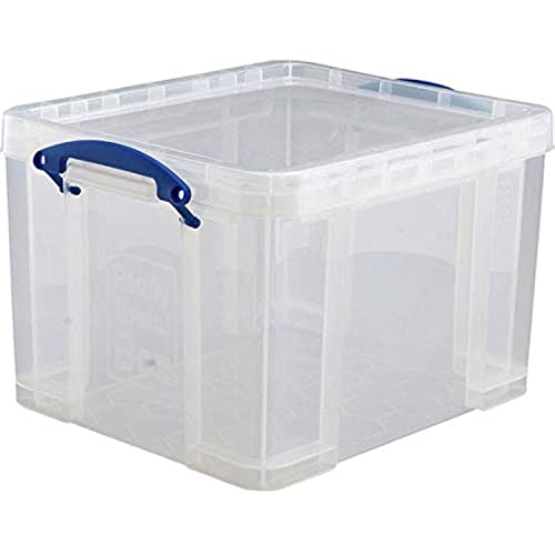 Really Useful 35L Box – transparent, H 48 cm x B 39 cm x T 31 cm von Really Useful Box