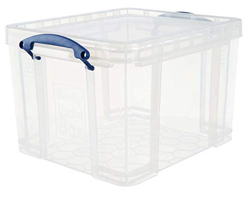 Really Useful Aufbewahrungsbox, 3 x 35 l, transparent (erneuert) von Really Useful Box