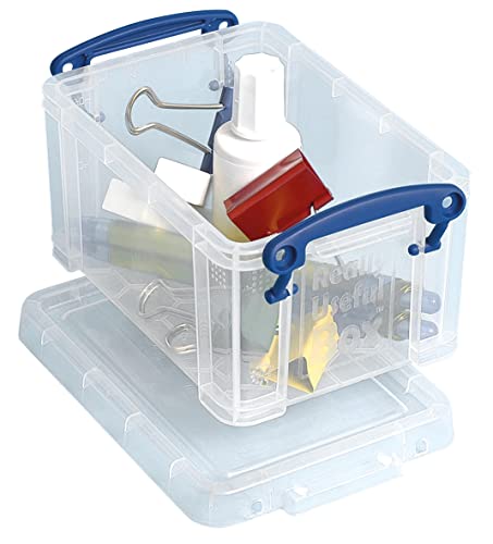 Really Useful Aufbewahrungsbox, transparent, 8 Stück 0.7 Litre farblos von Really Useful Box