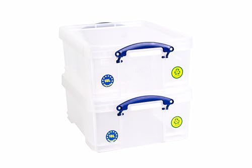 Really Useful Aufbewahrungsboxen, re-stackable 18 Liter Aufbewahrungsboxen 2 Boxes von Really Useful Box