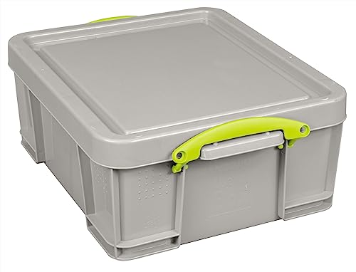 Really Useful Box 18 l, recycelt, Taubengrau von Really Useful Box