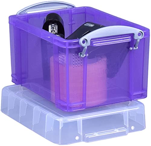 Really Useful Box 3 Liter transparent lila von Really Useful Box