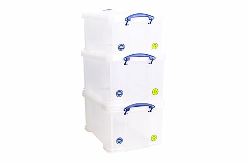 Really Useful Box 3 x 48 Liter - 60 x 40 x 31,5cm - transparent von Really Useful Box