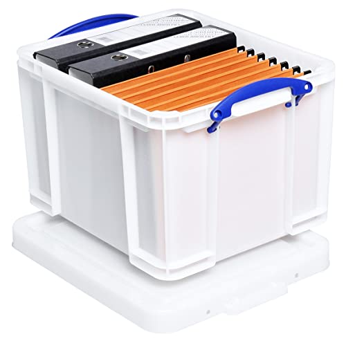 Really Useful Aufbewahrungsbox aus Kunststoff, 35 l, Weiß von Really Useful Box