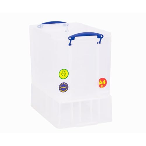 Really Useful Box 3x 19 Liter XXL - 395 x 250 x 370 mm - clear von Really Useful Box