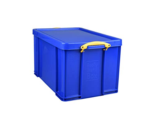 Really Useful Box 84B Aufbewahrungsbox 84 liter, 440 x 380 x 710 mm, blau von Really Useful Box