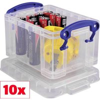 Really Useful Box Aufbewahrungsbox 0.3C Transparent 0.3l (B x H x T) 120 x 65 x 85mm 10St. von Really Useful Box