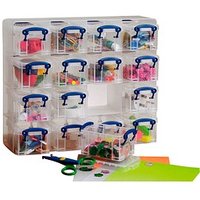 Really Useful Box Kleinteilemagazin 16x 0,3 l transparent 37,5 x 12,5 x 31,0 cm von Really Useful Box