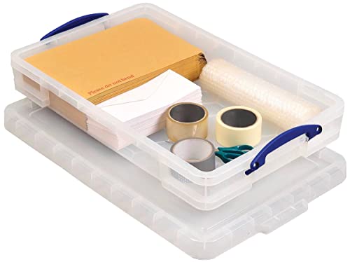 Really Useful Box Aufbewahrungsbox 20 Liter, transparent von Really Useful Box