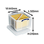 Really Useful Box Aufbewahrungsbox 42CCB 42 L Transparent Kunststoff 44 x 52 x 31 cm Really Useful Box Aufbewahrungsbox 42CCB 42 L Transparent Kunststoff 44 x 52 x 31 cm von Really Useful Box