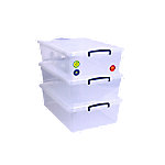 Really Useful Box Aufbewahrungsbox 43 L Transparent Kunststoff 44 x 69,5 x 23 cm 3 Stück von Really Useful Box