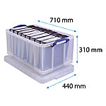 Really Useful Box Aufbewahrungsbox 64CCB 64 L Transparent Kunststoff 44 x 71 x 31 cm von Really Useful Box