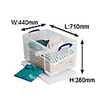 Really Useful Box Aufbewahrungsbox 84CCB 84 L Transparent Polypropylen 44 x 71 x 38 cm von Really Useful Box