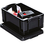 Really Useful Box Aufbewahrungsbox 9BK 9 L Schwarz Kunststoff 25,5 x 39,5 x 15,5 cm von Really Useful Box