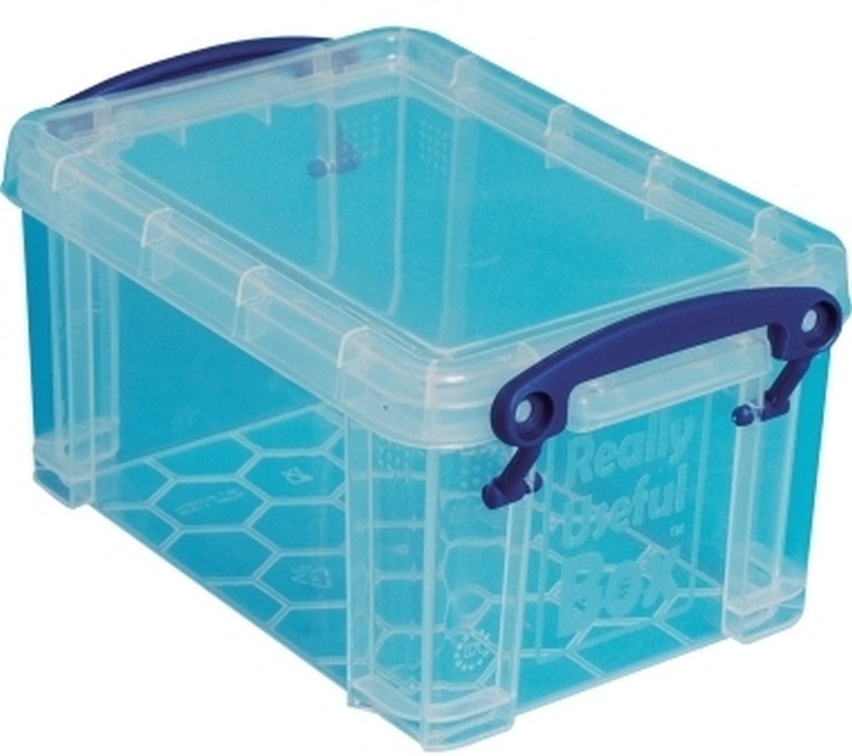 Really Useful Box Aufbewahrungsbox Aufbewahrungsbox 0,7l 155x80x100mm PP transparent (8 Stück) von Really Useful Box