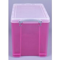 Really Useful Box Aufbewahrungsboxen Useful Box Trans 19,0l pink 19,0 l - 39,5 x 25,5 x 29,0 cm transparent, pink von Really Useful Box