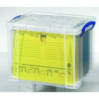 Really Useful Box Aufbewahrungsbox 19,0 l - 39,5 x 25,5 x 29,0 cm transparent von Really Useful Box