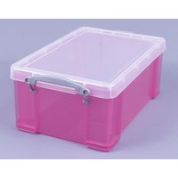Really Useful Box Aufbewahrungsbox 9,0 l - 39,5 x 25,5 x 15,5 cm transparent, pink Really Useful Box Aufbewahrungsbox 9,0 l - 39,5 x 25,5 x 15,5 cm transparent, pink von Really Useful Box