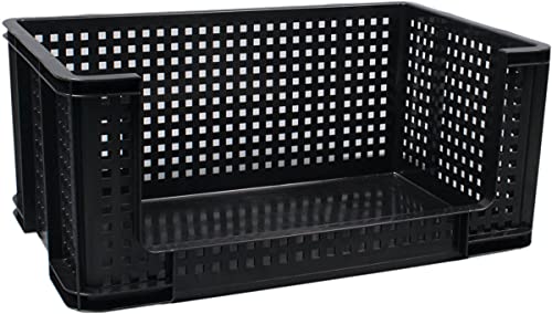 Really Useful Box Aufbewahrungskorb, 64 Liter, schwarz von Really Useful Box