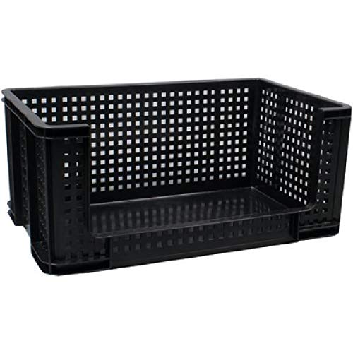 Really Useful Box Extra stark Fronted Kiste/Korb - 64 Liter, 710 x 440 x 310 mm - schwarz von Really Useful Box