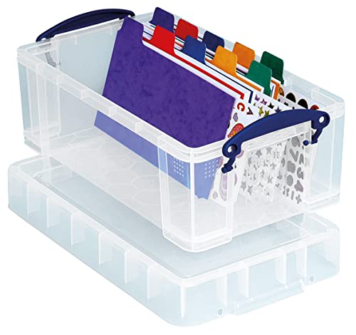 Really Useful Box X-Large 5 Liter Stationery Aufbewahrungsbox, transparent von Really Useful Box