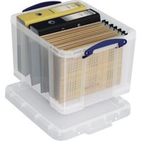 Really Useful Box Aufbewahrungsbox 35C 39x31x48cm 35l transparent von Really Useful