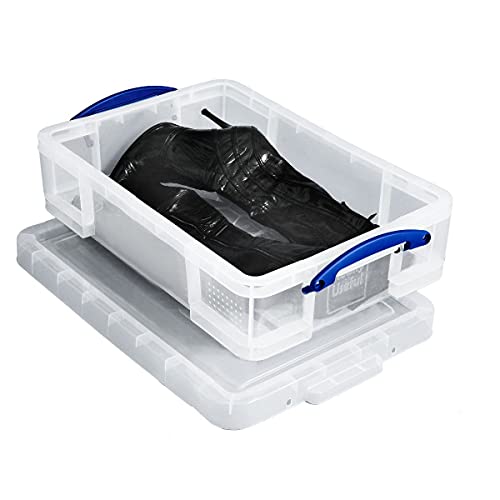 Really Useful Box 24,5c Aufbewahrungsbox 400x140x600 mm transparent von Really Useful Box