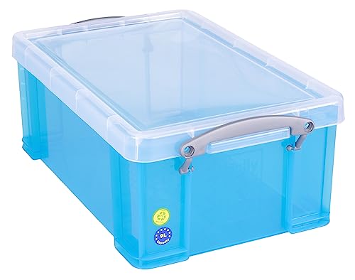 Really Useful Box 9 Liter transparent hellblau von Really Useful Box
