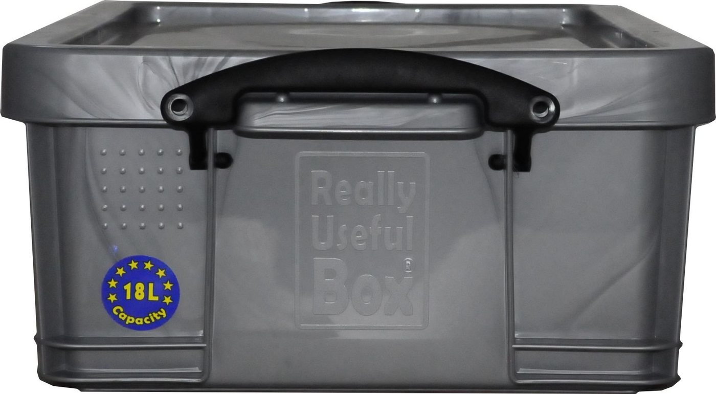 REALLYUSEFULBOX Aufbewahrungsbox Really Useful Box Aufbewahrungsbox 18l silber von REALLYUSEFULBOX