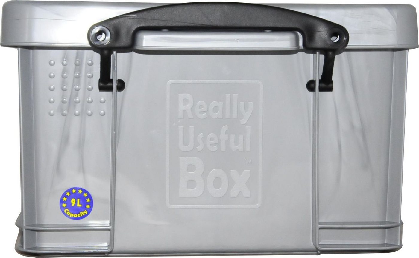 REALLYUSEFULBOX Aufbewahrungsbox Really Useful Box Aufbewahrungsbox 9l silber von REALLYUSEFULBOX