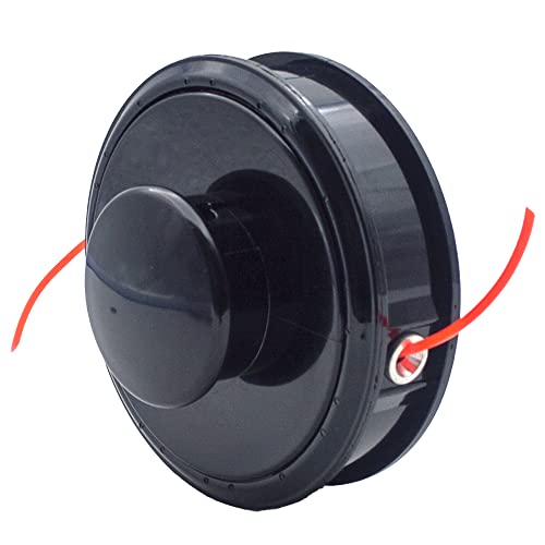 Realman 21560070 9994420545 Trimmerkopf für Echo Echomatic SRM200 SRM210 SRM230 SRM260 SRM280 SRM300 SRM310 SRM340 SRM400 Series gerader Schaft Trimmer B Freischneider (Orange Line) von Realman