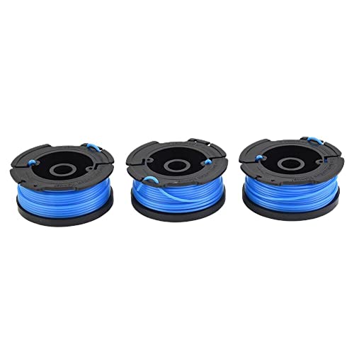 Realman 3 Stück 7136090 GT-F10 Spulen mit Trimmerfaden für Greenworks 21052 21212 Lux E-RT-450/25 E-RT-550/27 E-RT-650/29 Wolf Garten Blue Power GHE 845 GHE840 GHE850 GT840 GT845 GT850 GTB36 von Realman