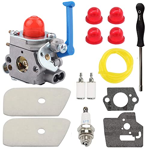 Realman Vergaser für Husqvarna/Poulan 124C 124L 125C 125E 125L 125LDX 128C 128CD 128L Jonsered BC2128 CC2128 GC2128 GT2128 Craftsman 358792030 30 35879 2031. 358792032 Zama C1Q-W38 C1Q-W40A Trimmer von Realman