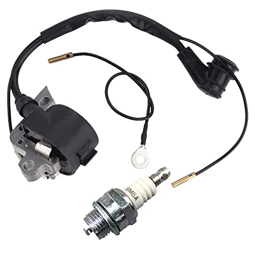 Realman Zündspule mit Zündkerze für Stihl Benzin Gas Motorsäge 046 064 066 MS460 MS460R MS460RZ MS460M MS460W MS460Z MS460Z MS650 MS650R MS660 MS660W MS660M Realman Zündspule mit Zündkerze für Stihl Benzin Gas Motorsäge 046 064 066 MS460 MS460R MS460RZ MS460M MS460W MS460Z MS460Z MS650 MS650R MS660 MS660W MS660M von Realman