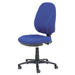 Realspace Bürostuhl Wippmechanik Stoff Blau 110 kg Jura von Realspace