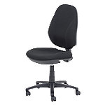 Realspace Bürostuhl Wippmechanik Stoff Schwarz 110 kg Jura von Realspace