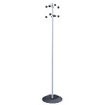 Realspace Garderobenständer 38 380 x 1700mm Silber von Realspace