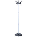 Realspace Garderobenständer 38 x 380 x 1700mm Grau von Realspace
