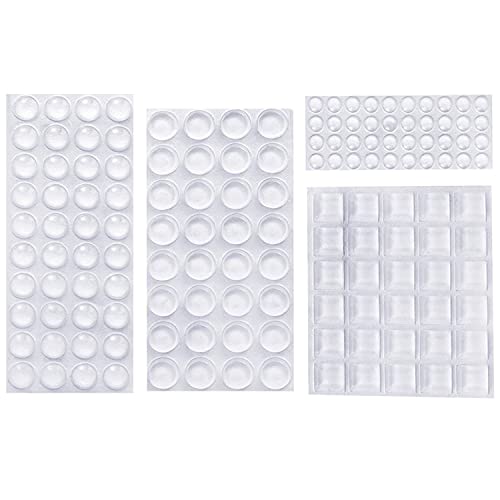 Reastar 160 Stück Elastikpuffer Transparent Schutzpuffer Möbelpuffer Gummipuffer Selbstklebend Lärm Dämpfung Pads Anschlagpuffer für Tür, Notebook, langlebig und Selbstklebend zur Familie Reastar 160 Stück Elastikpuffer Transparent Schutzpuffer Möbelpuffer Gummipuffer Selbstklebend Lärm Dämpfung Pads Anschlagpuffer für Tür, Notebook, langlebig und Selbstklebend zur Familie von Reastar