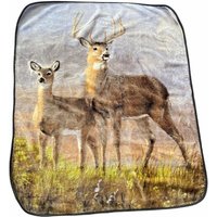 Northwest Company Decke Buck Doe Deer James Hartman Fleece Jagd von RebaJeansBoutique